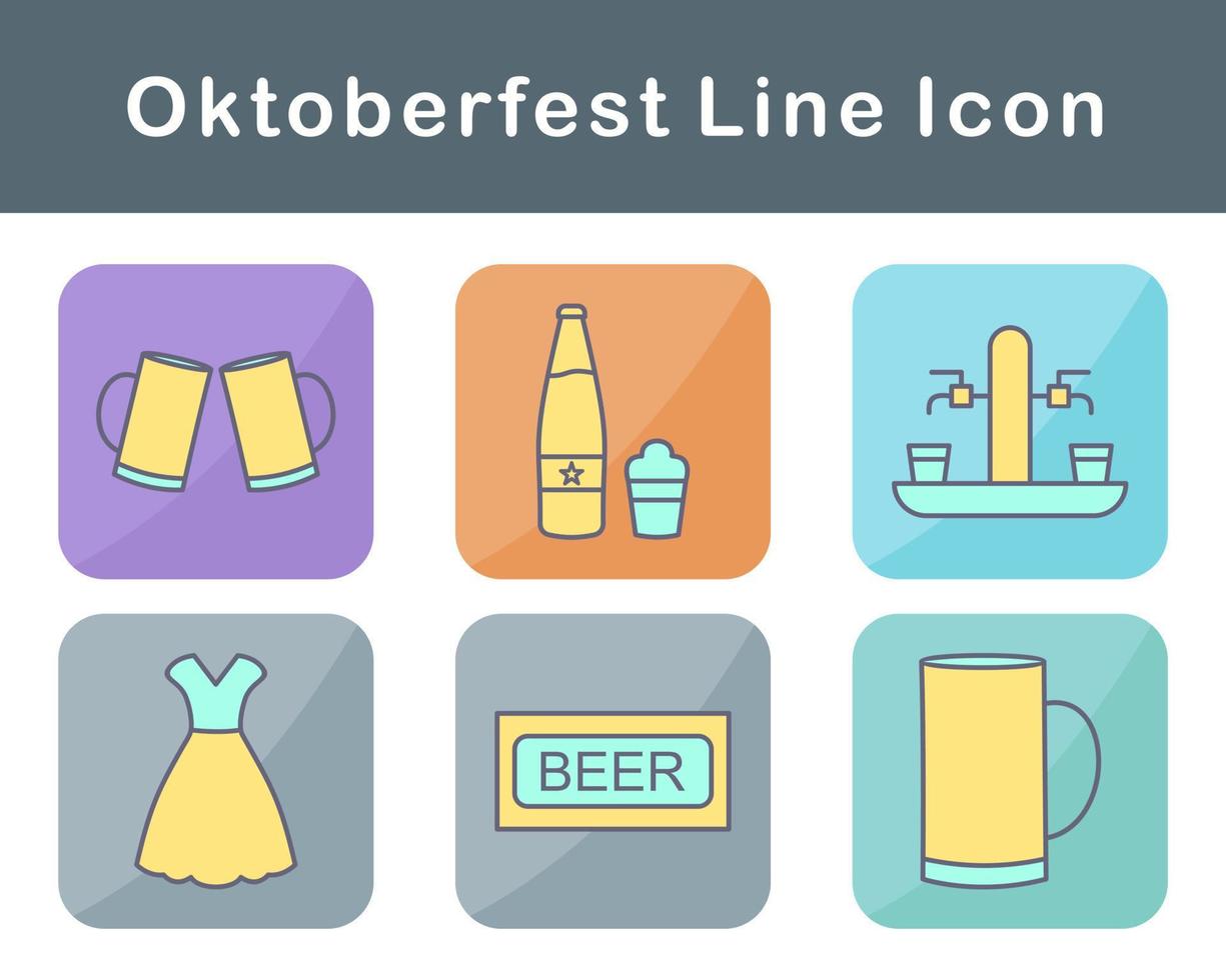 Oktoberfest Vektor Symbol einstellen