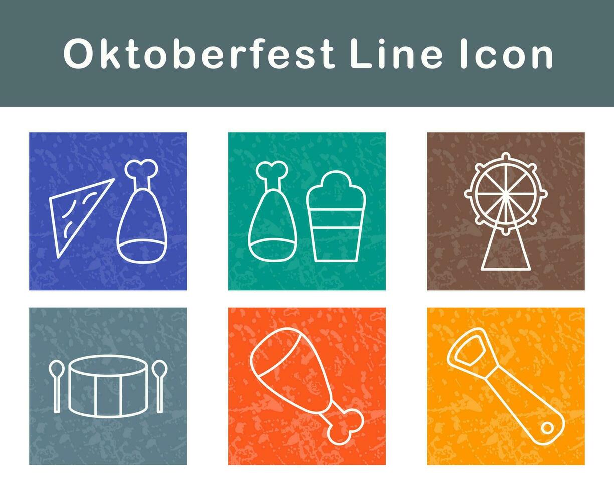 Oktoberfest Vektor Symbol einstellen