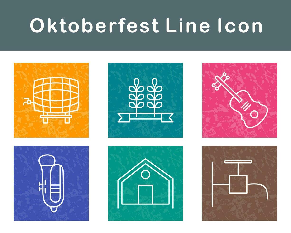 Oktoberfest Vektor Symbol einstellen