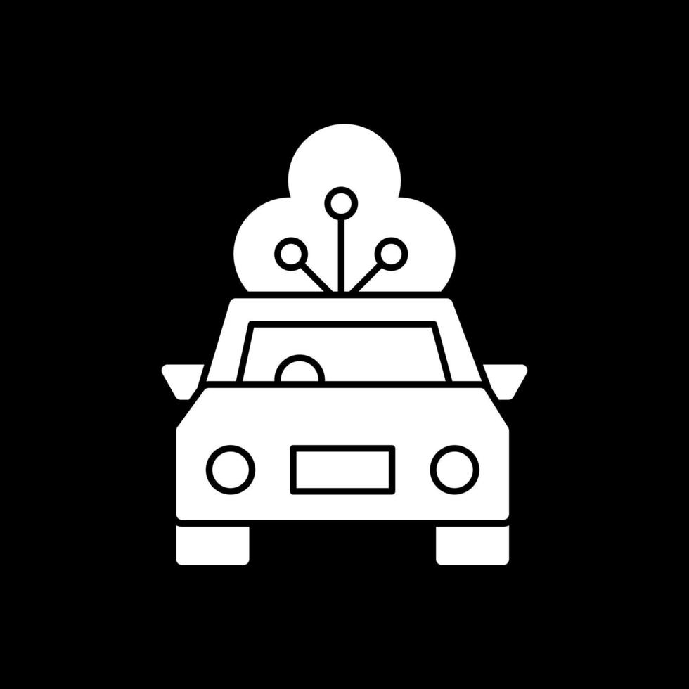 Fahrdaten-Vektor-Icon-Design vektor