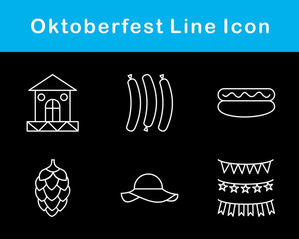 Oktoberfest Vektor Symbol einstellen