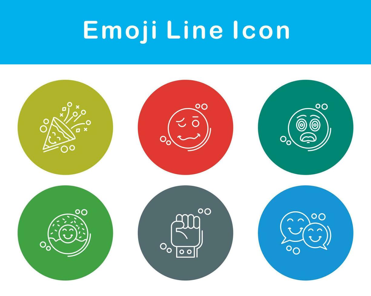 emoji vektor ikon uppsättning