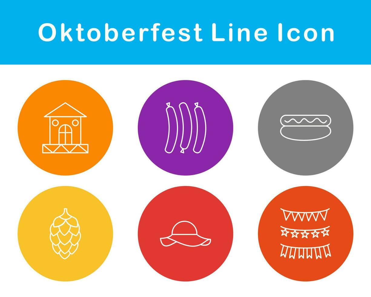 Oktoberfest Vektor Symbol einstellen