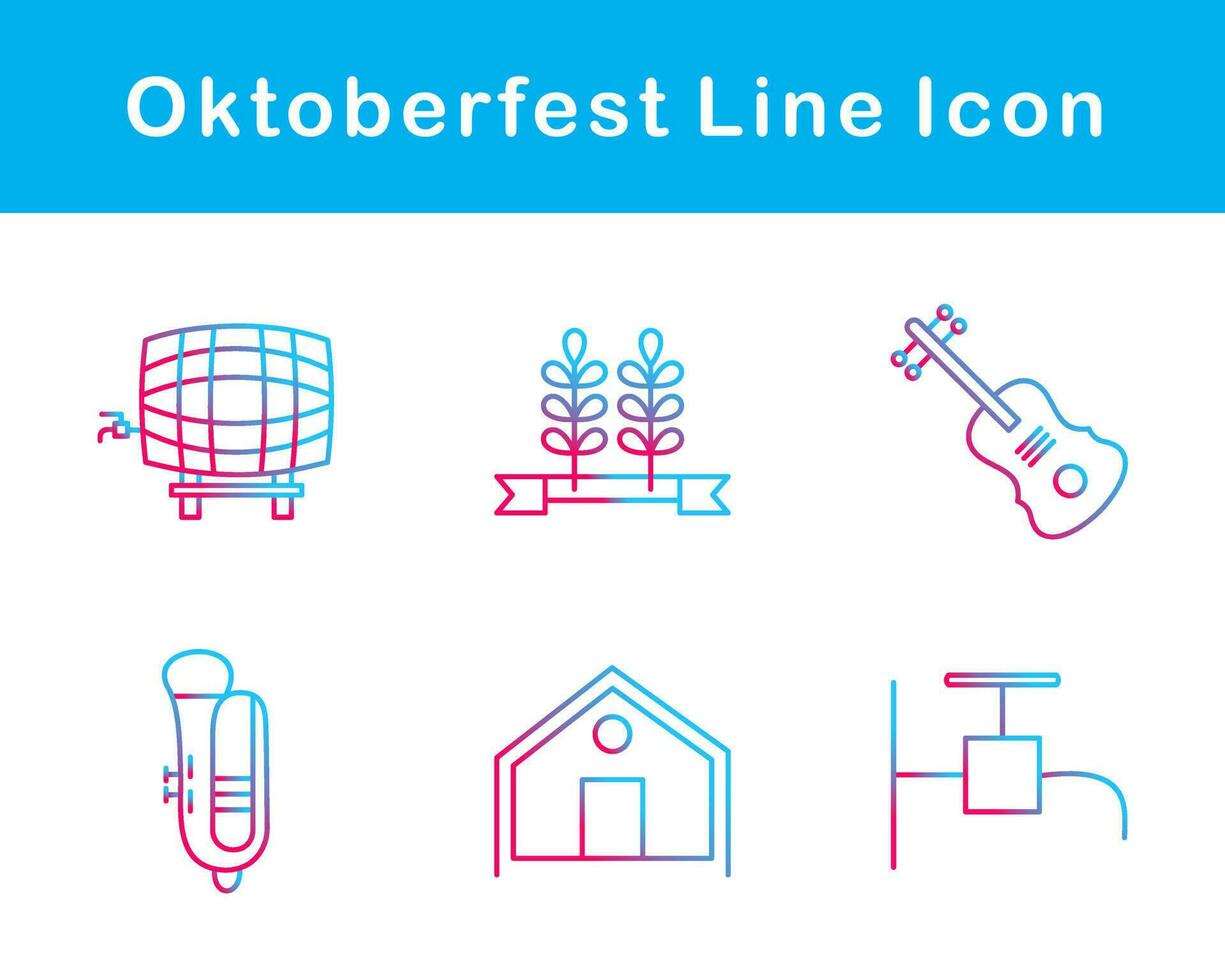 Oktoberfest Vektor Symbol einstellen