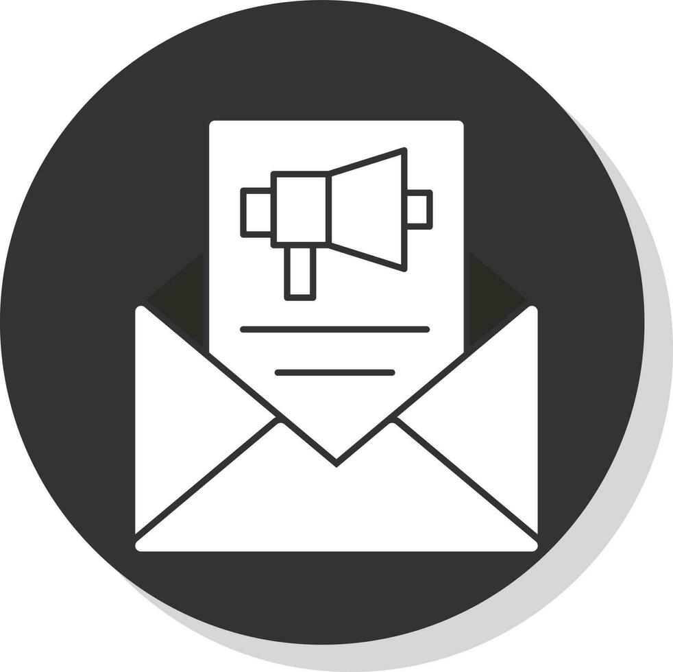 E-Mail-Marketing-Vektor-Icon-Design vektor