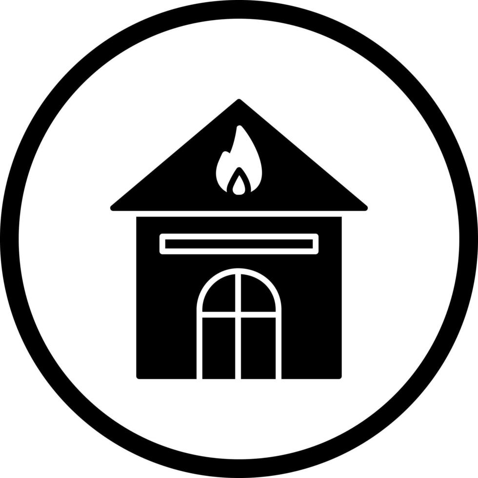 einzigartiges Feuerwehr-Vektorsymbol vektor