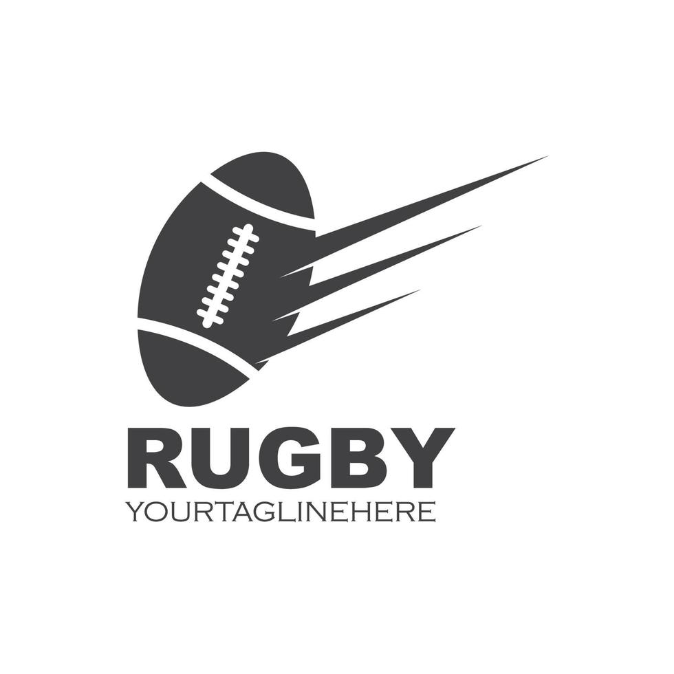 Rugby Symbol Vektor Illustration Design