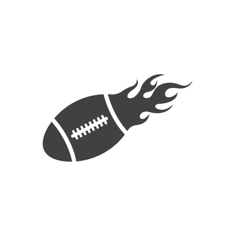 Rugby Symbol Vektor Illustration Design