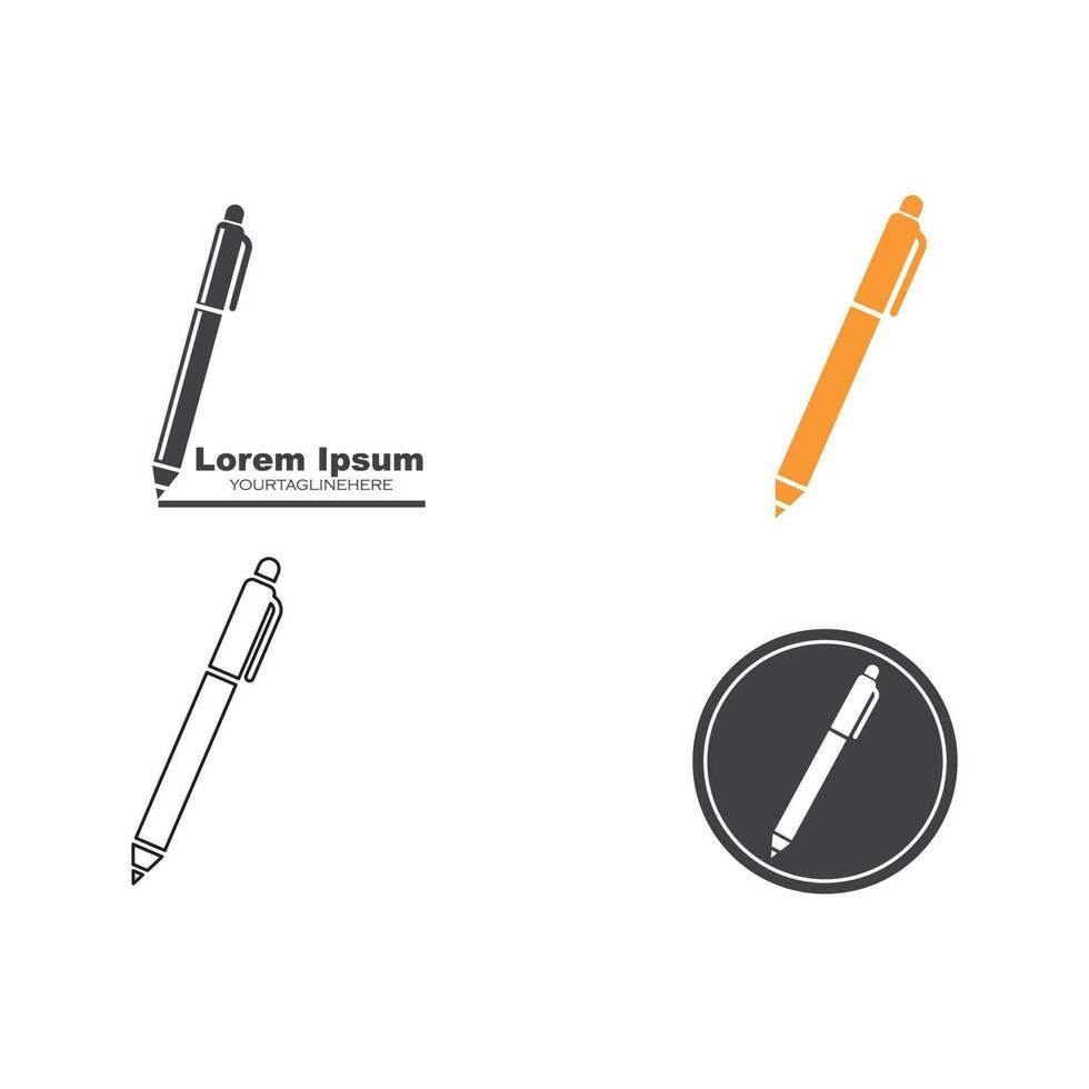 penna ikon vektor illustration desig
