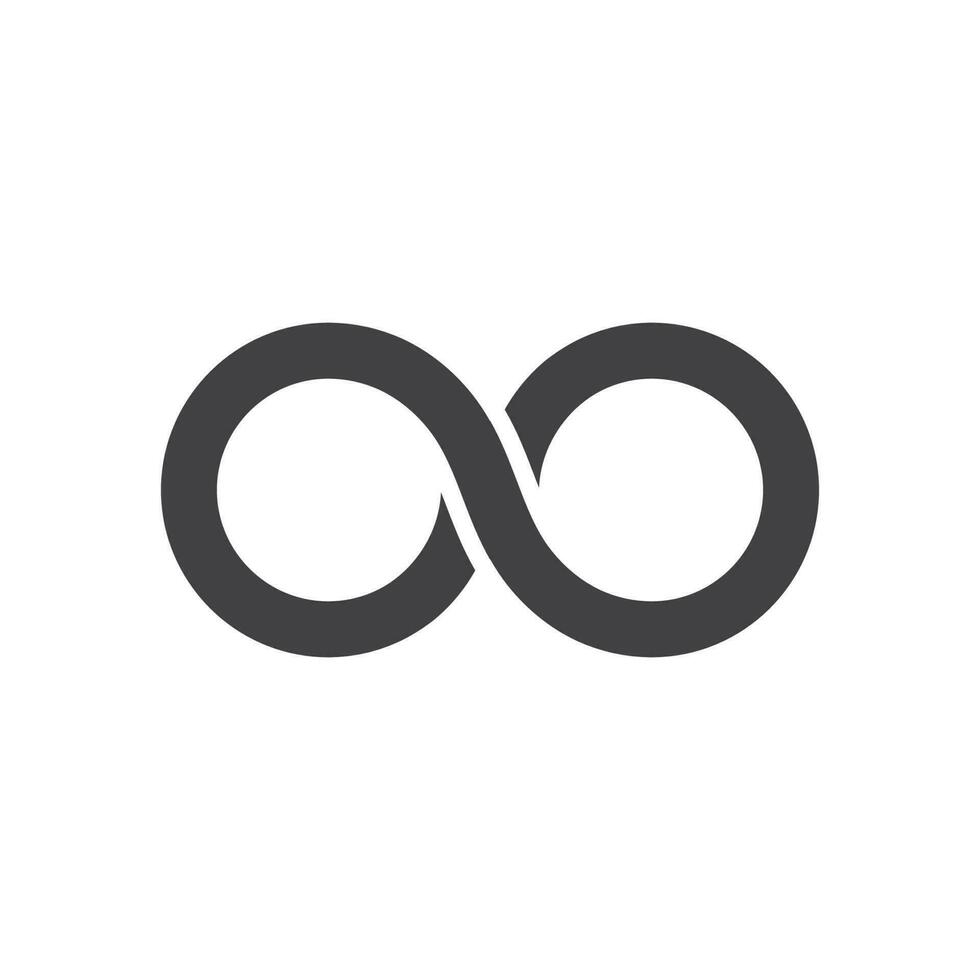 oändlighet logotyp vektor ikon