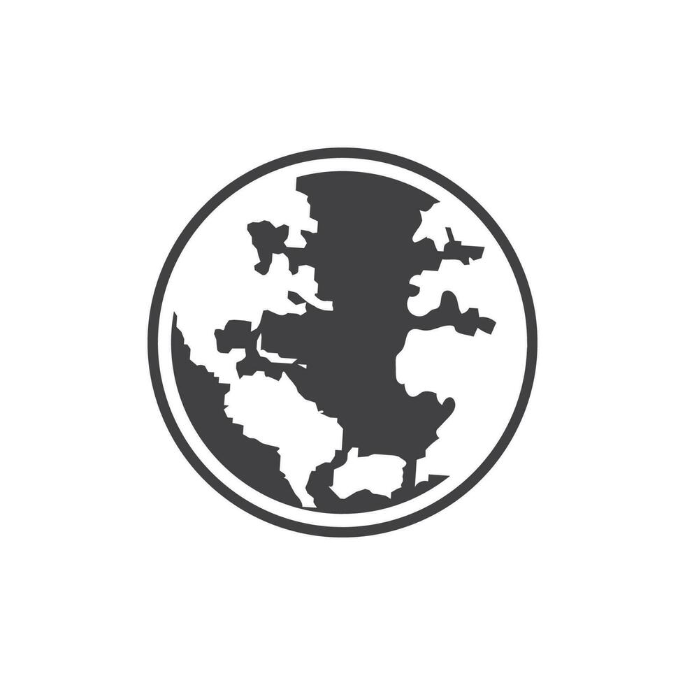 jord ikon vektor logotyp illustration