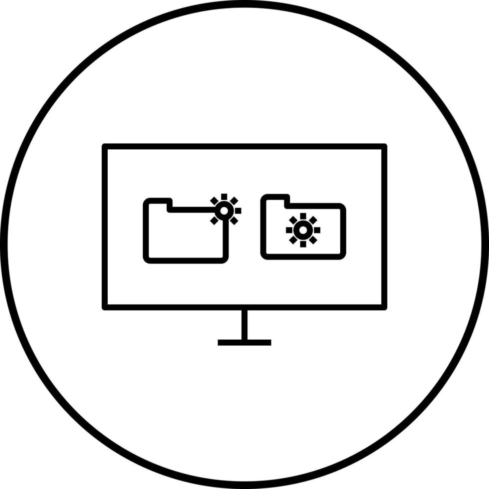 einzigartiges Symbol für beschädigte Datenvektoren vektor
