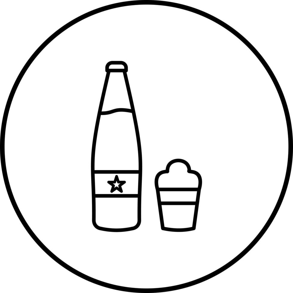 Bier-Vektor-Symbol vektor