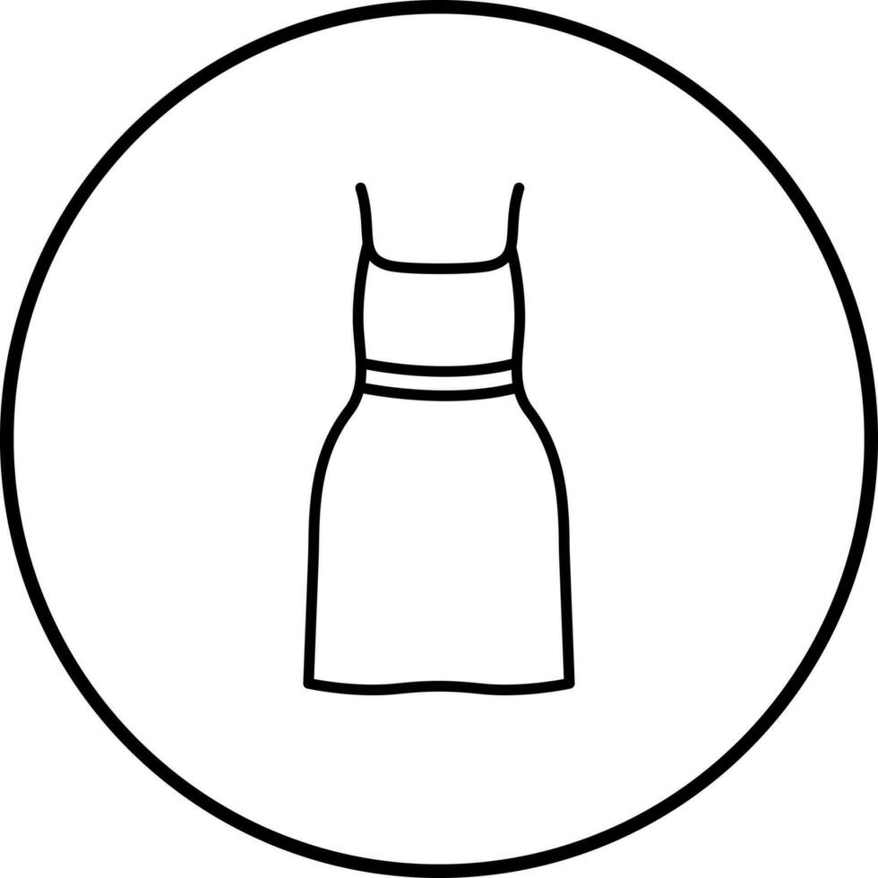 Cocktailkleid-Vektorsymbol vektor