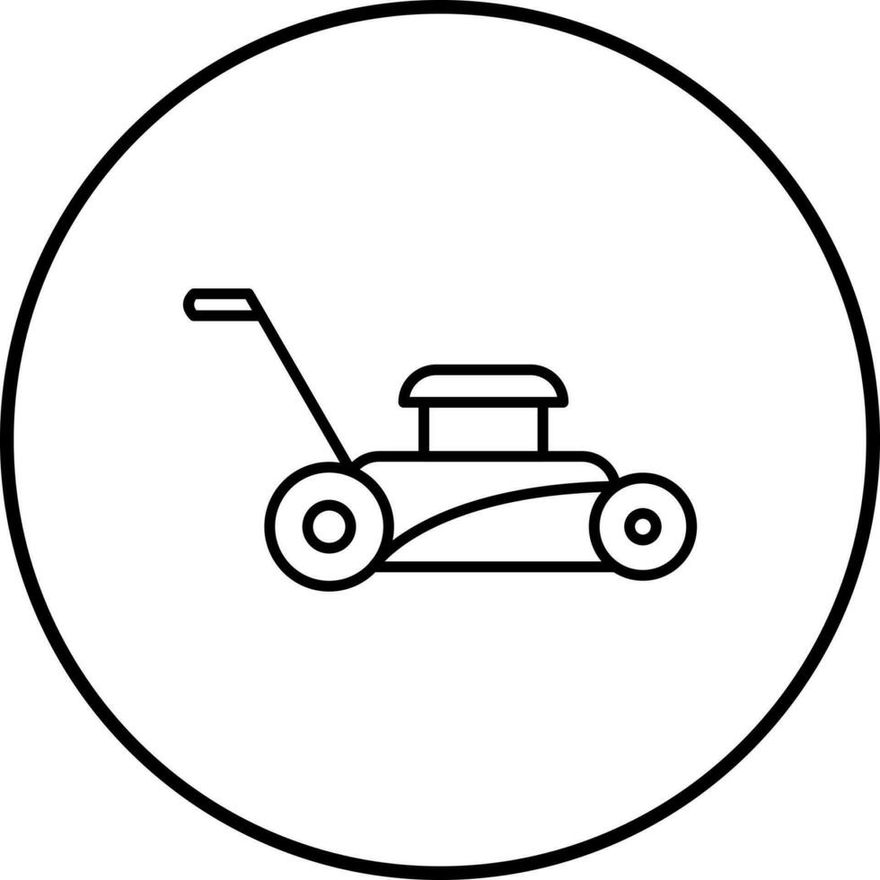 Rasenmäher-Vektorsymbol vektor