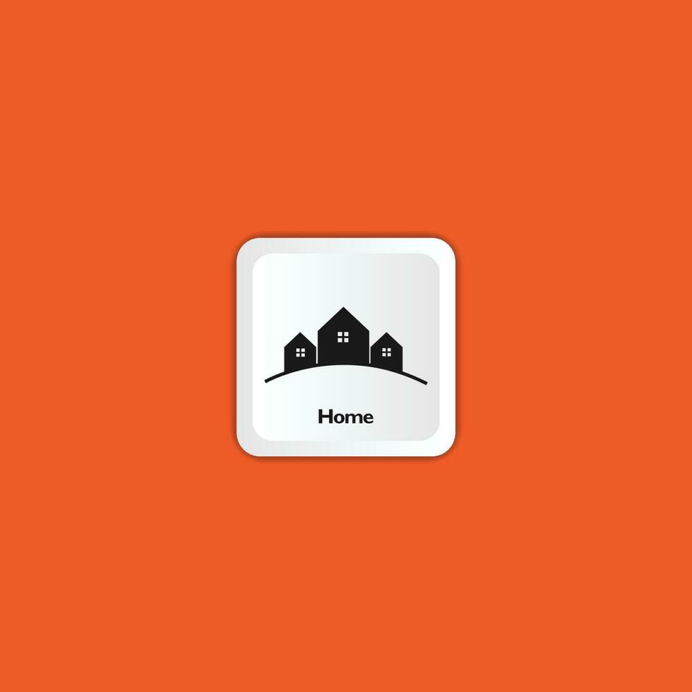 Home-Symbol-Logo vektor