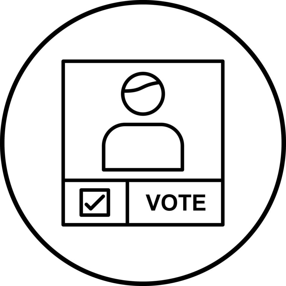 Kandidat-Banner-Vektor-Symbol vektor