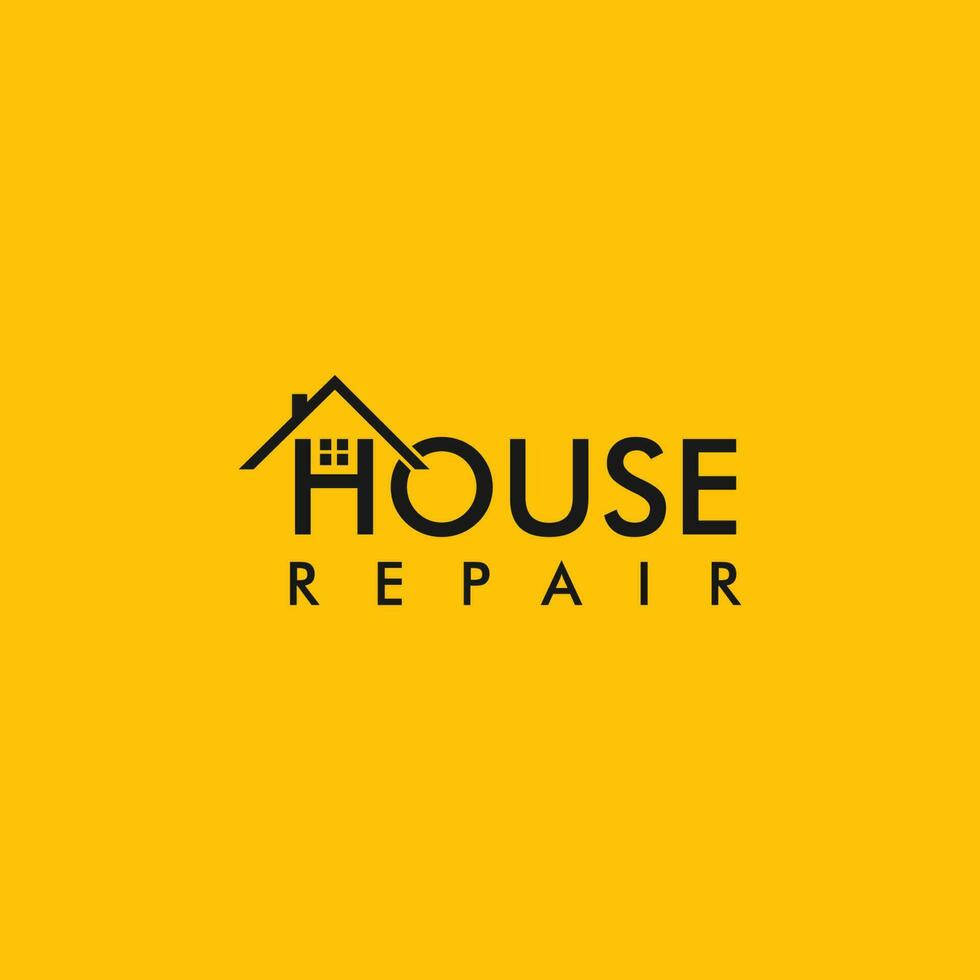 Reparatur Zuhause Logo Vektor