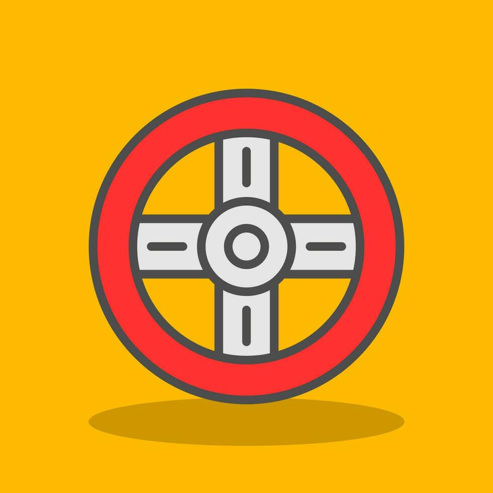 styrning hjul vektor ikon design