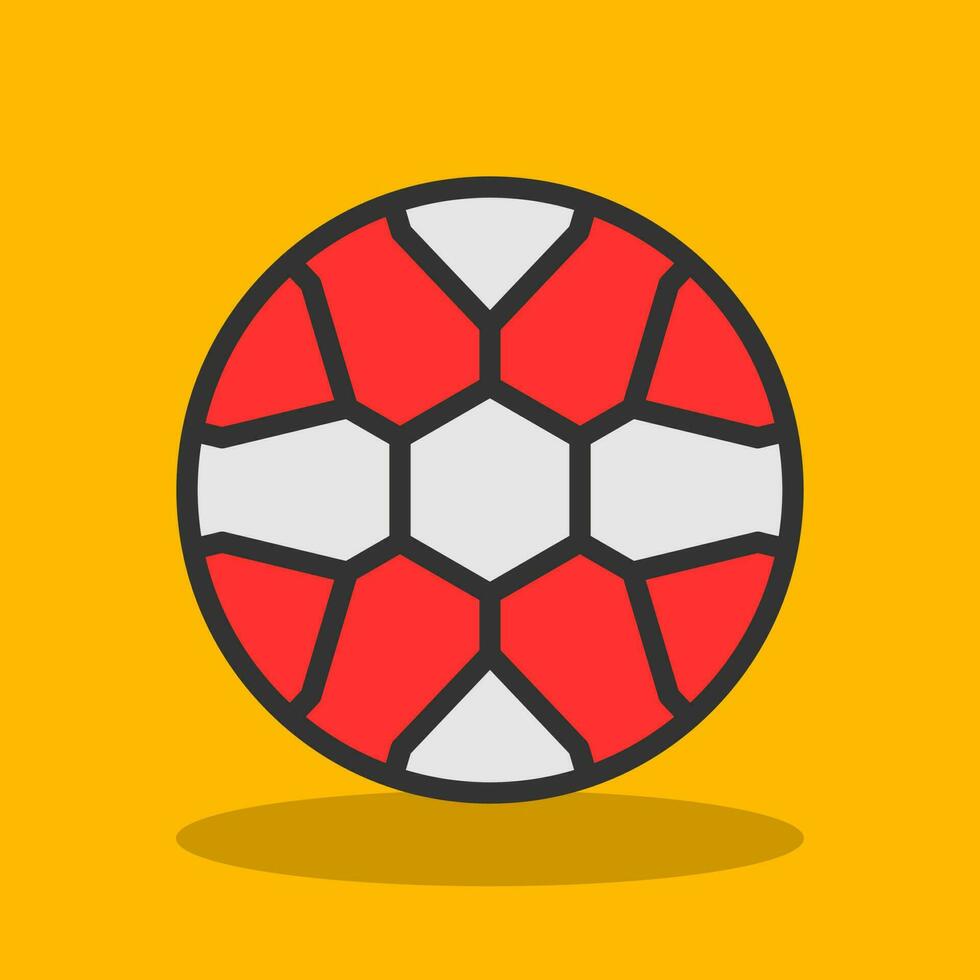 Fußball-Vektor-Icon-Design vektor