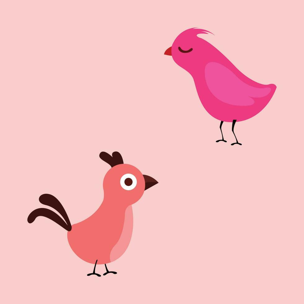 einstellen von Vögel Prämie Vektor Illustration