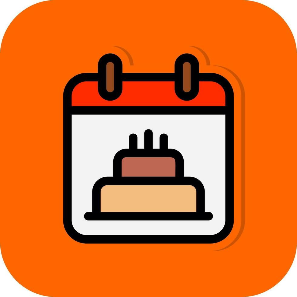 födelsedag datum vektor ikon design