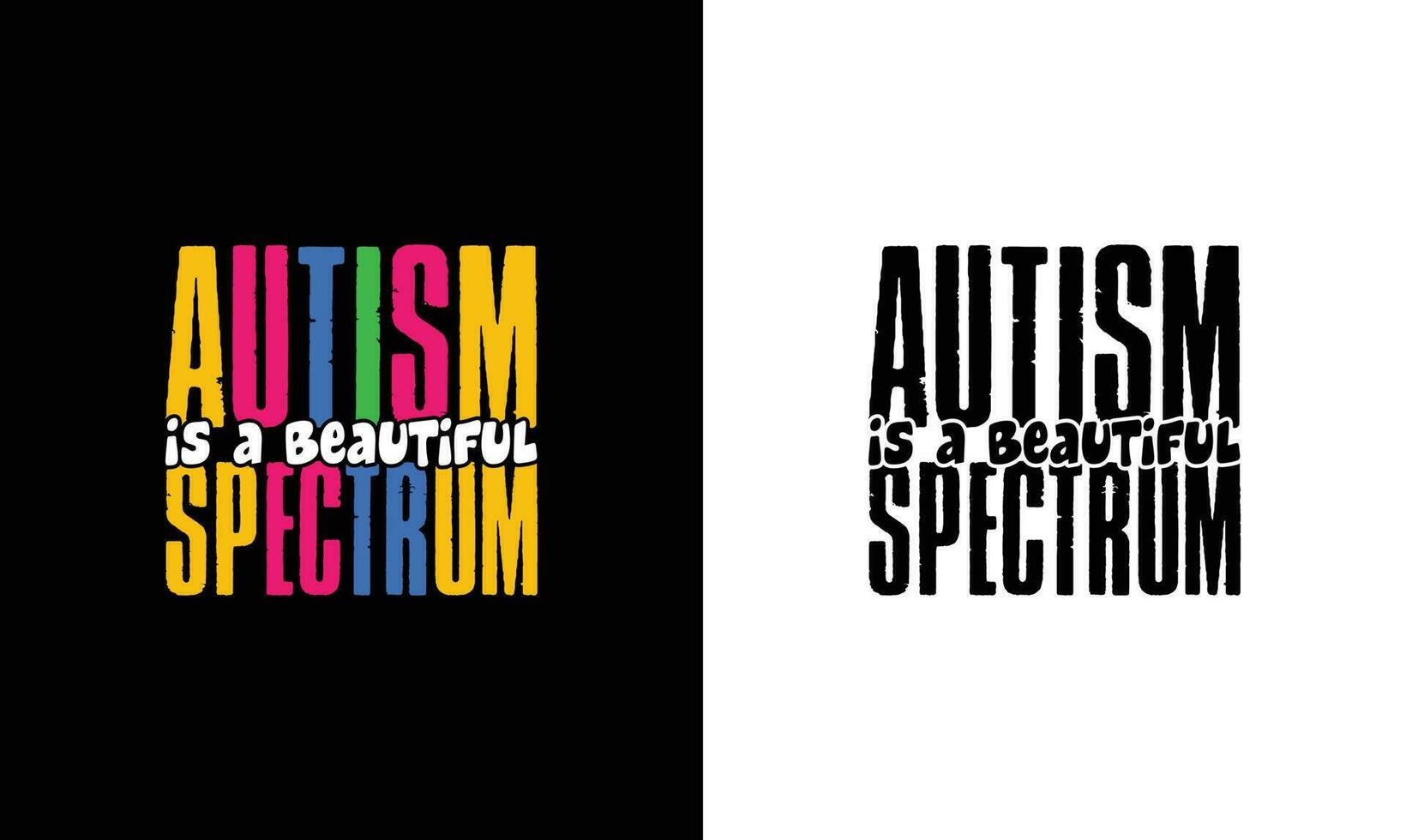 autism Citat t skjorta design, typografi vektor