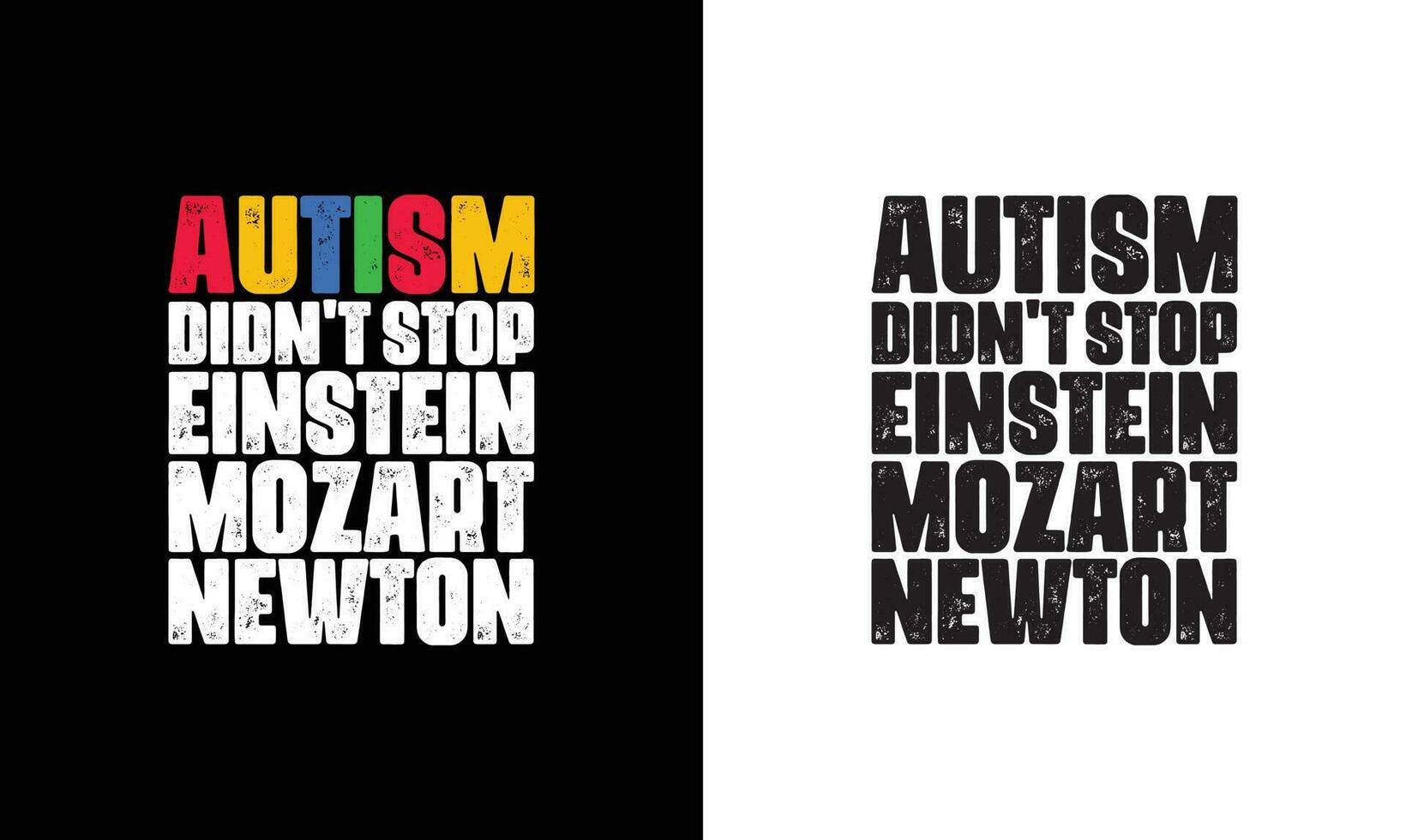 autism Citat t skjorta design, typografi vektor