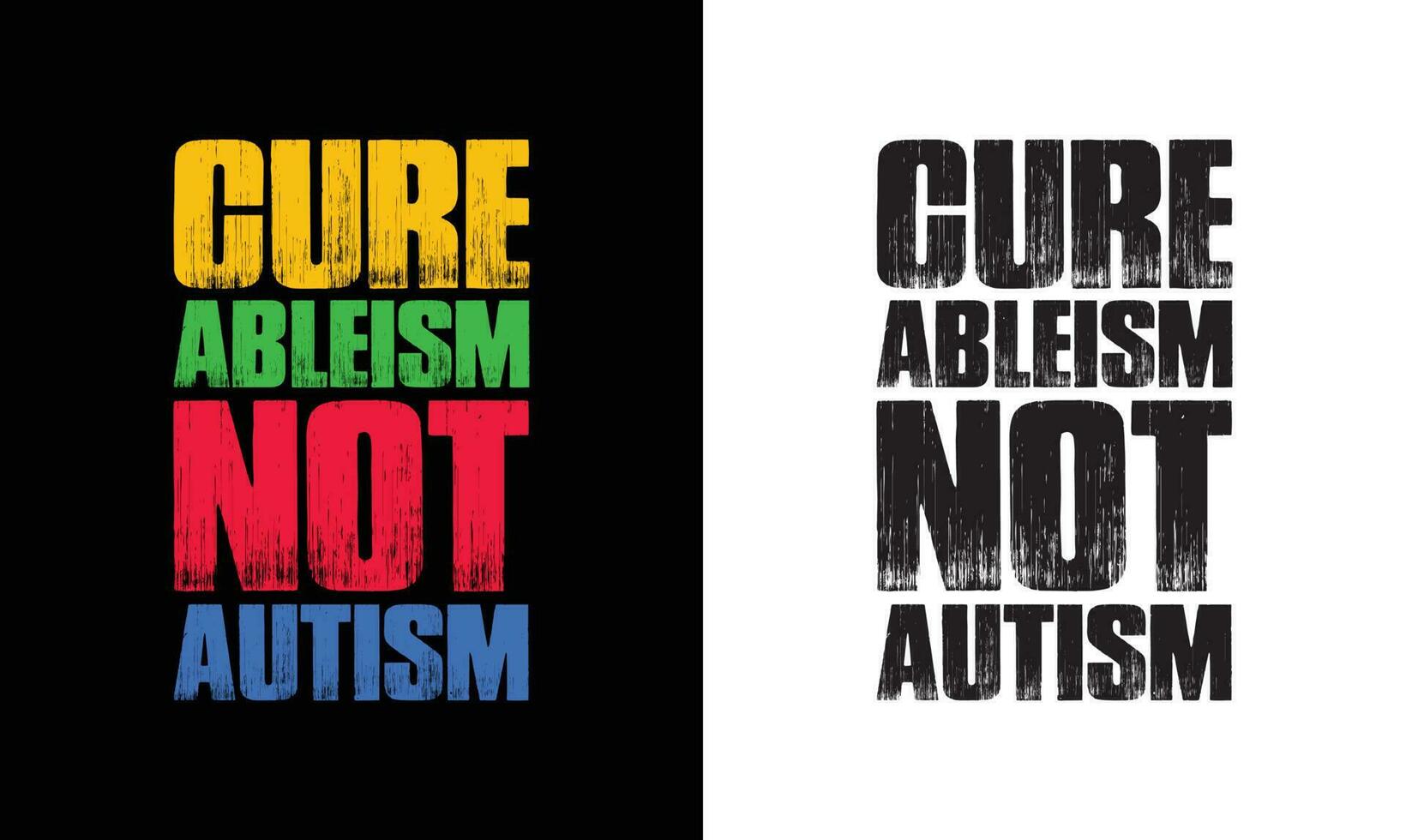 autism Citat t skjorta design, typografi vektor