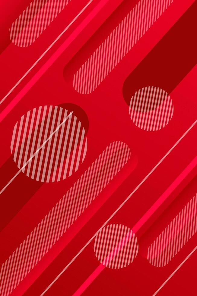 abstrakt rot Farbe Gradient geometrisch gestalten Hintergrund vektor