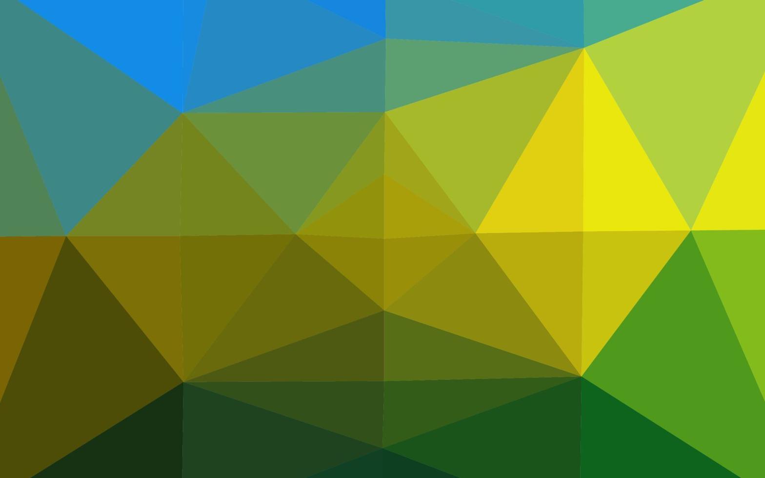 mörkblå, gul vektor abstrakt polygonal layout.