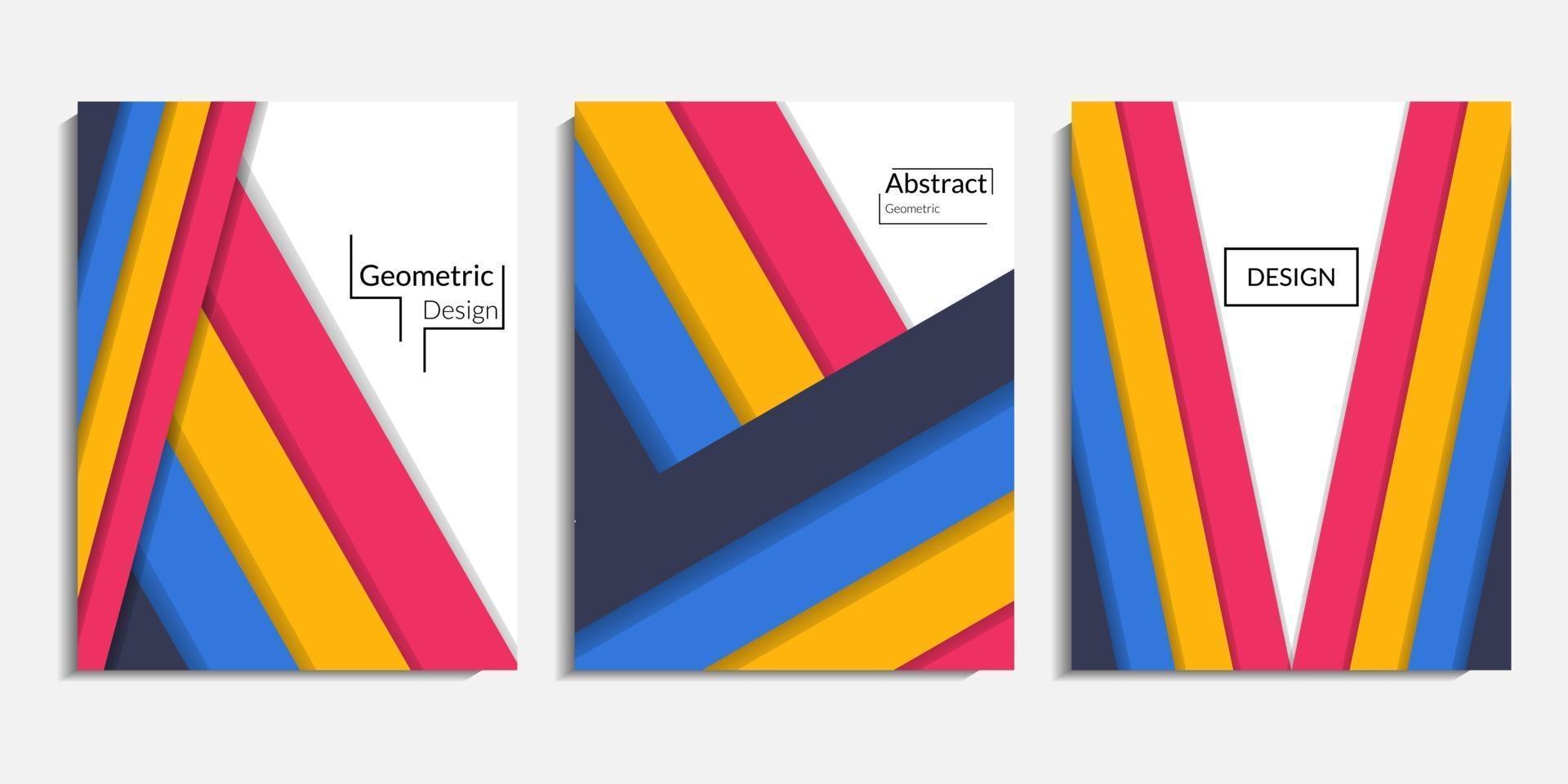 Cover Design, moderner abstrakter minimalistischer Hintergrund vektor