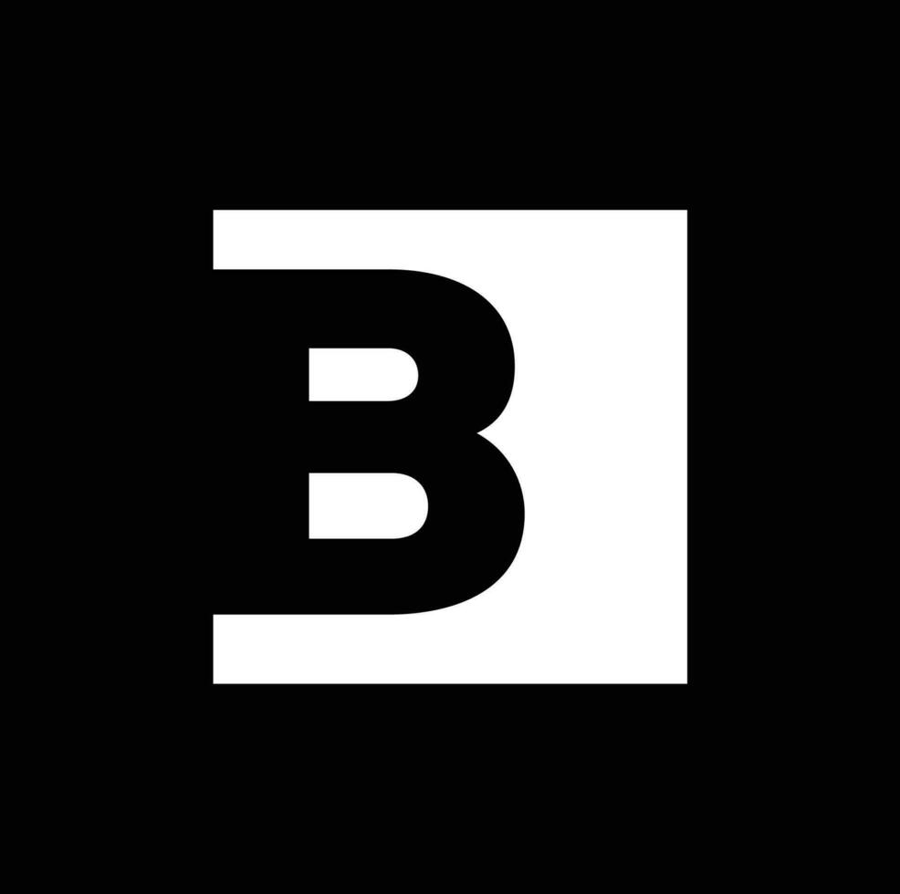 b Brief Typografie Vektor Symbol. b Marke Name.