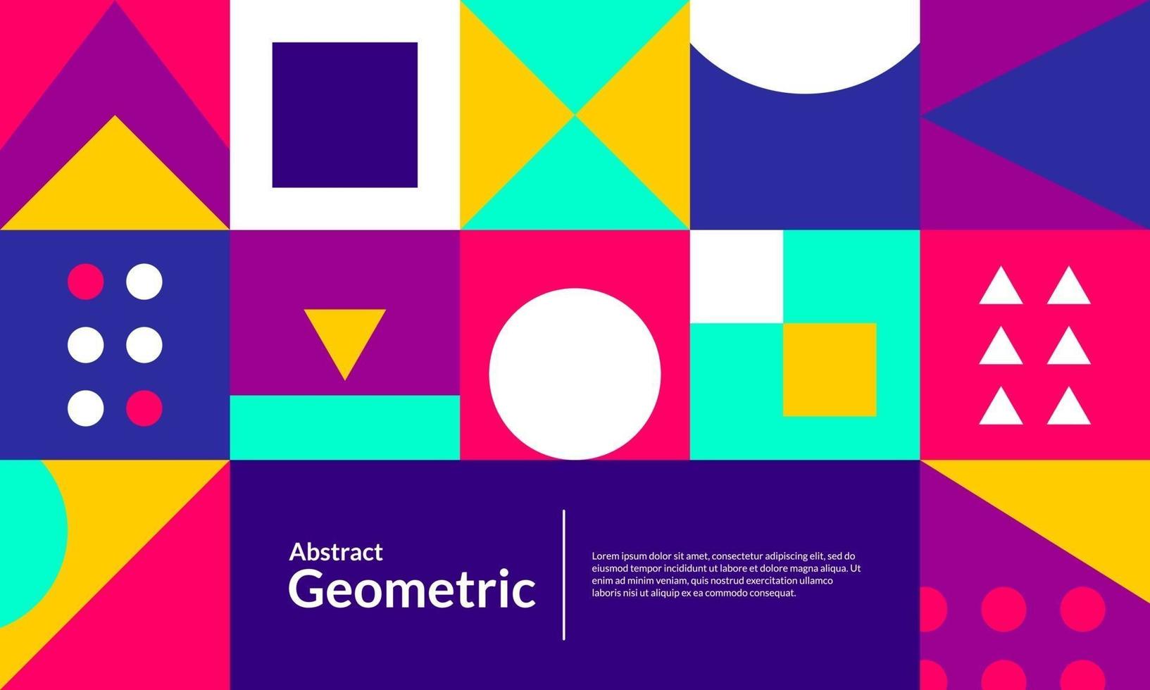 geometrischer Musterhintergrund vektor