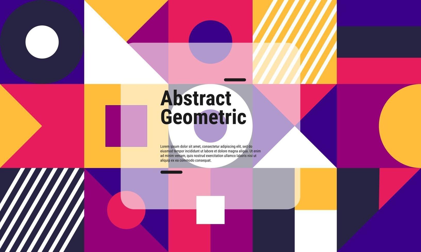 abstraktes geometrisches Hintergrundmuster vektor