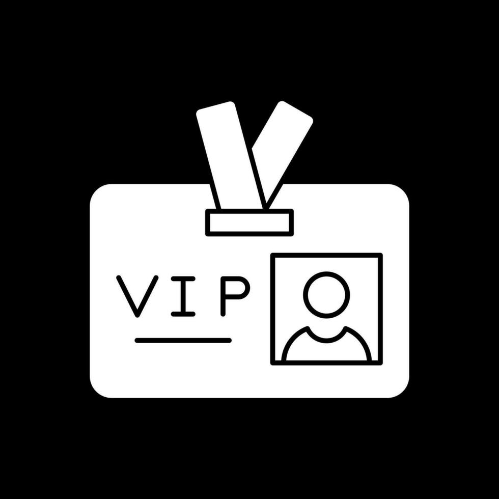 VIP-Pass-Vektor-Icon-Design vektor