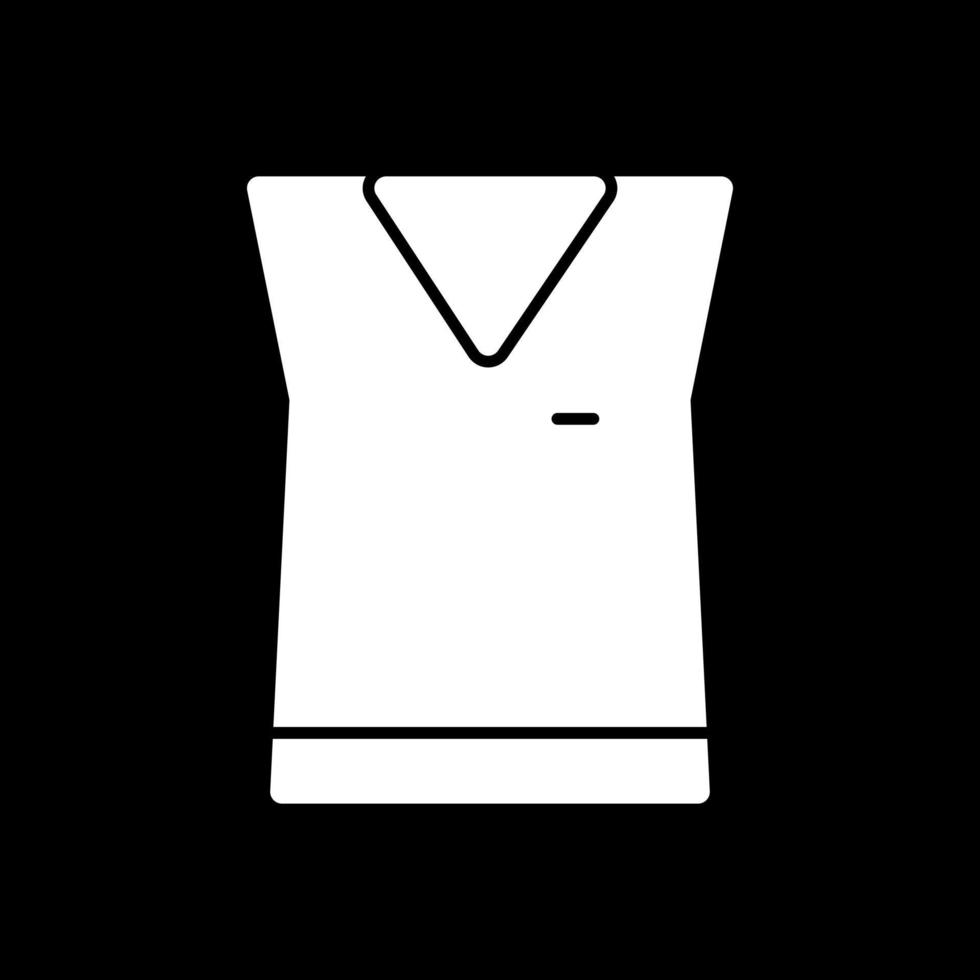 ärmelloses Shirt-Vektor-Icon-Design vektor