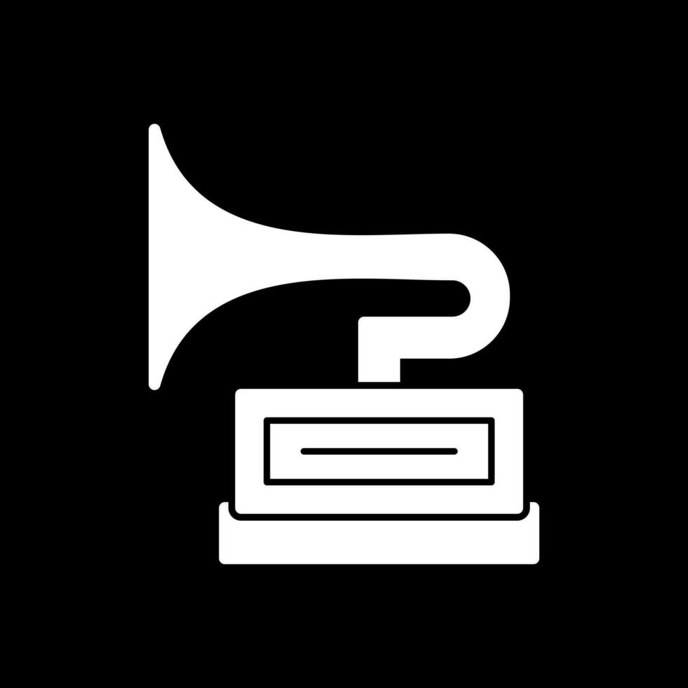 grammofon vektor ikon design