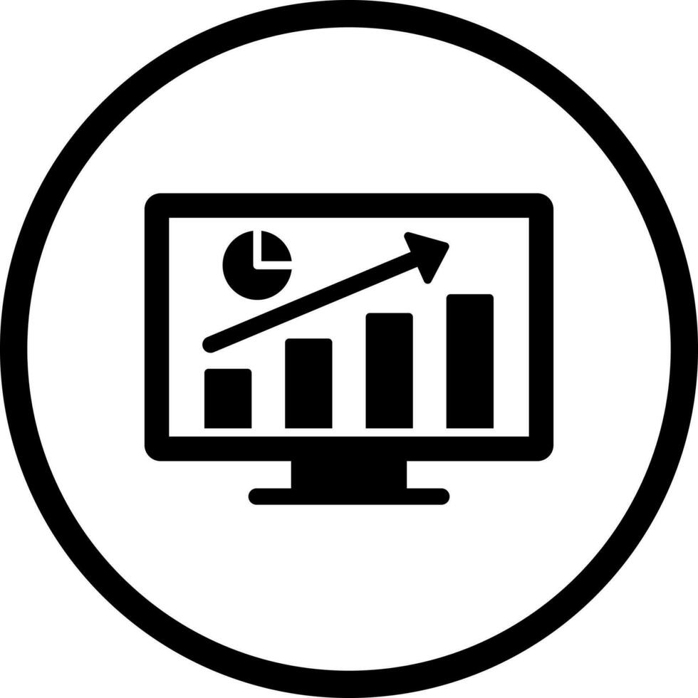 Statistik-Vektorsymbol vektor