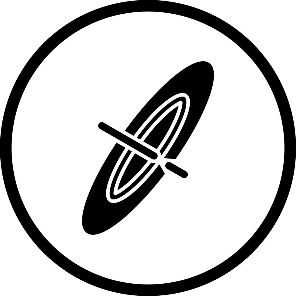 Schwarzes Loch-Vektor-Symbol vektor