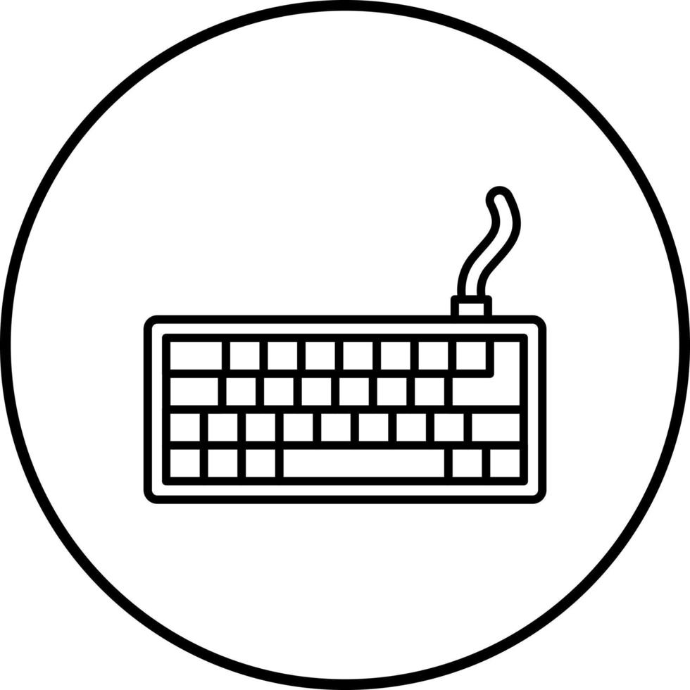 Tastaturvektorsymbol vektor