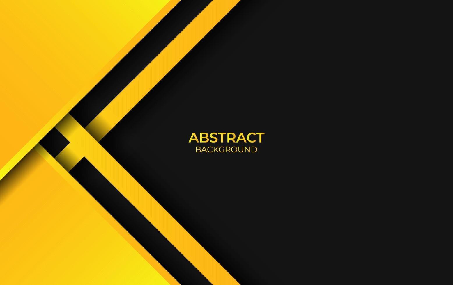 Design Hintergrund gelb und schwarz vektor