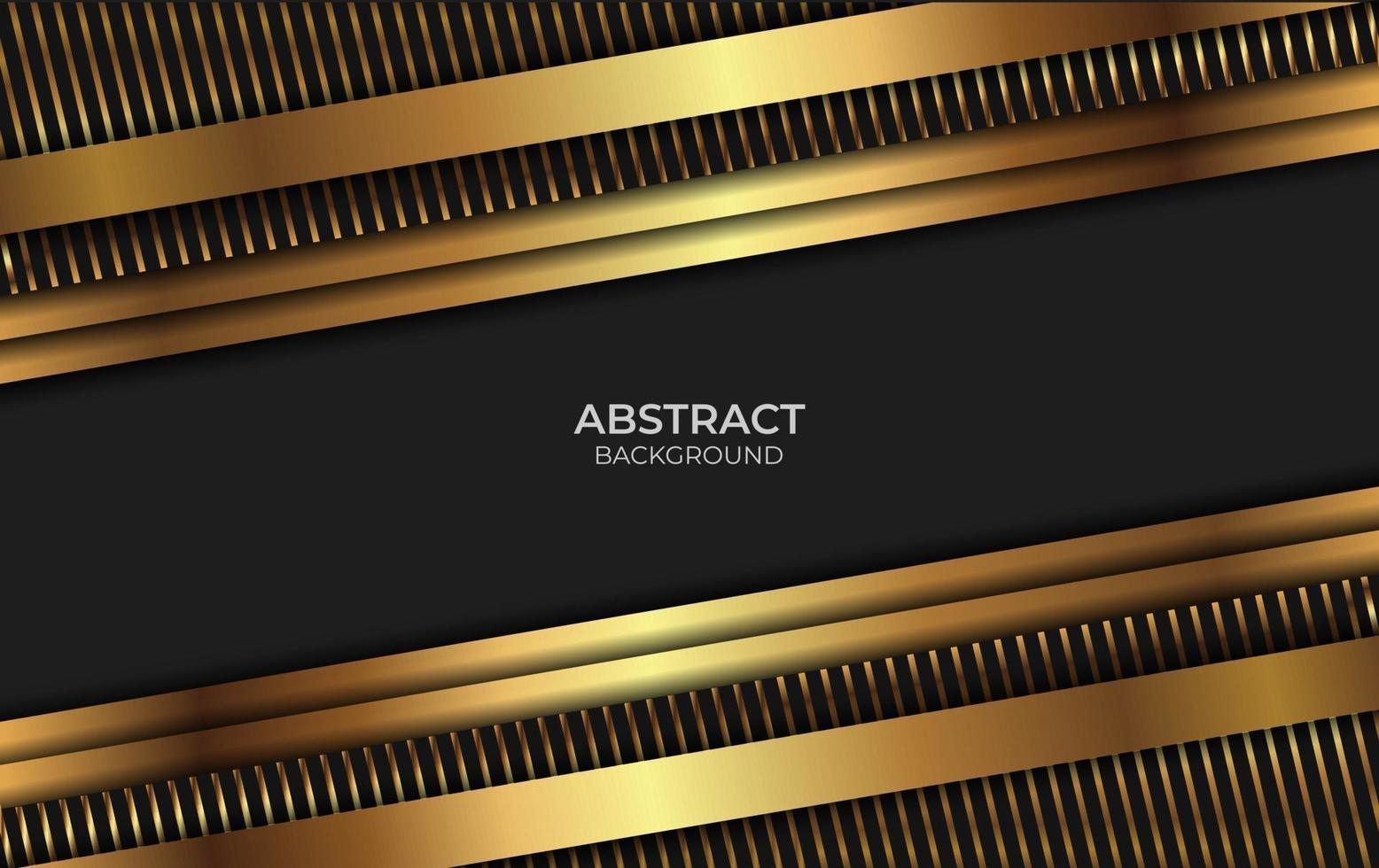 abstrakt lyxig design svart och guld vektor