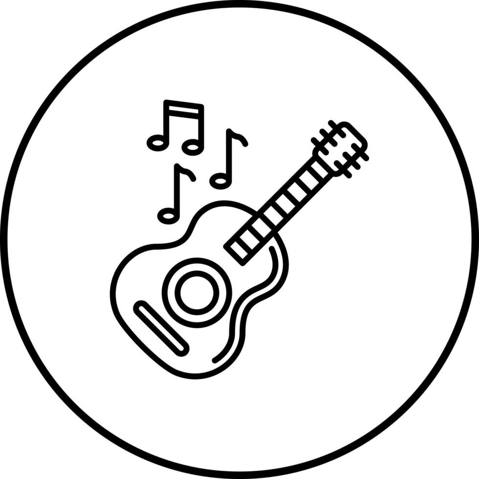 Gitarrenvektorsymbol vektor