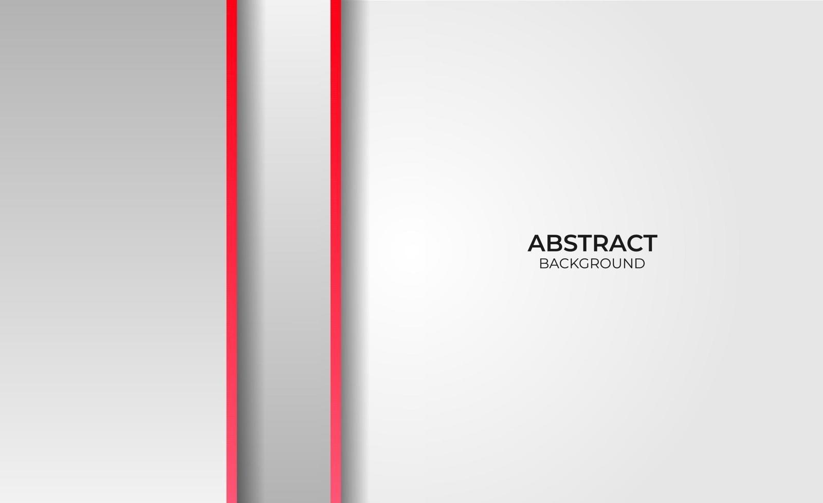 Design abstrakter roter und weißer Hintergrund vektor