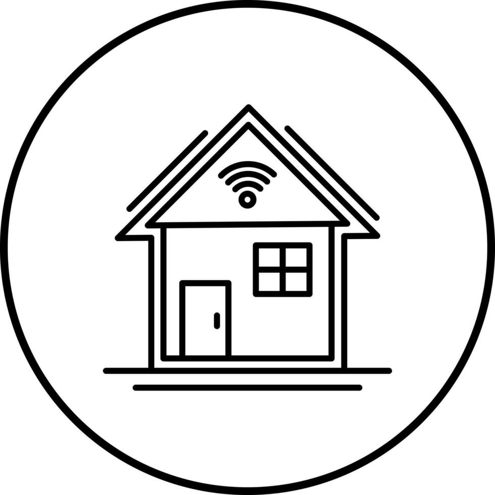 Smart-Home-Vektorsymbol vektor