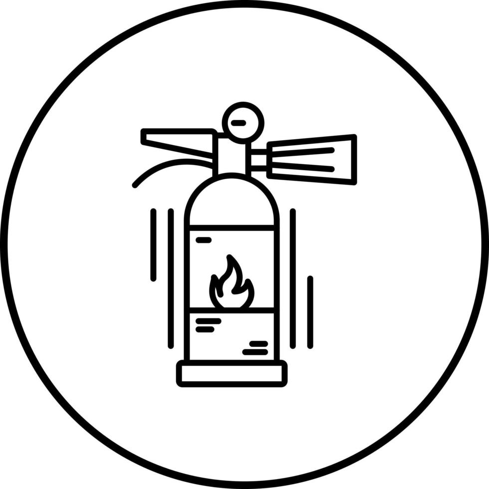 Feuerlöscher-Vektorsymbol vektor