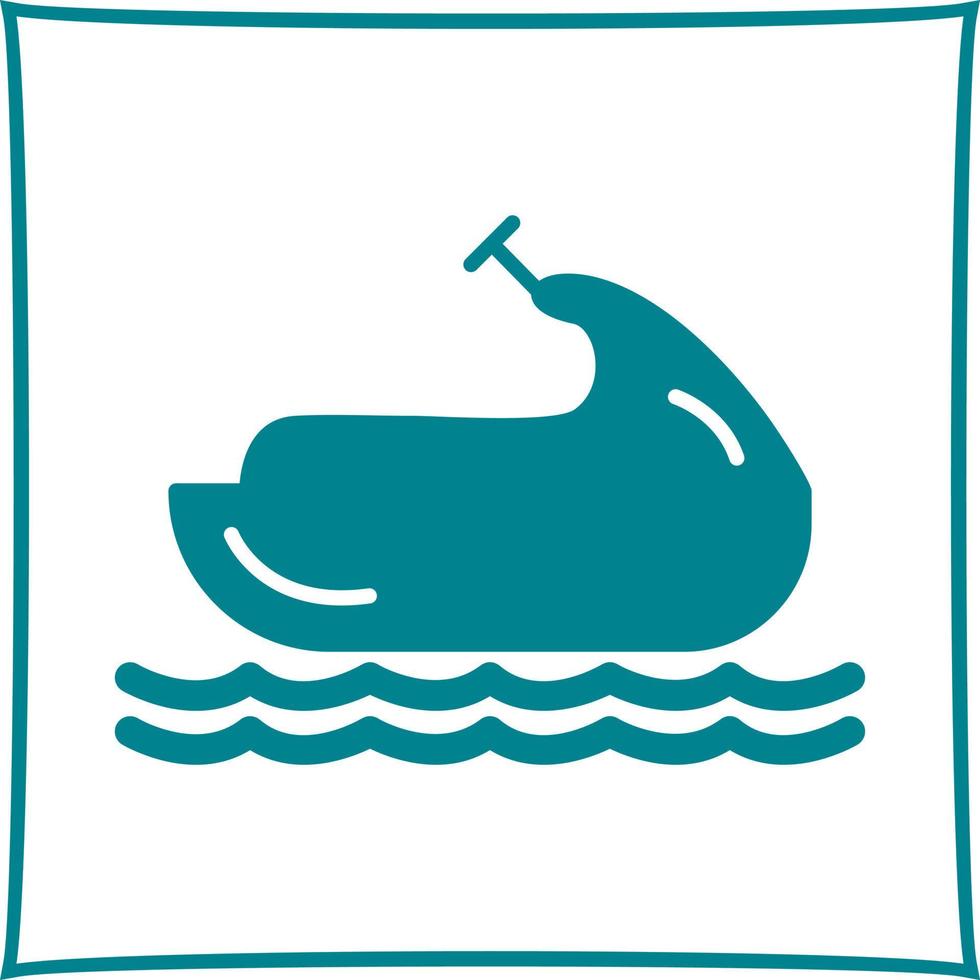 Jet-Ski-Vektorsymbol vektor