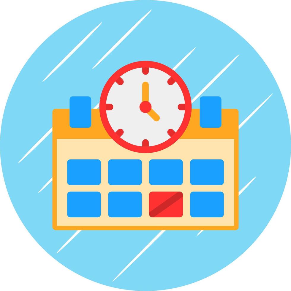 Deadline-Vektor-Icon-Design vektor