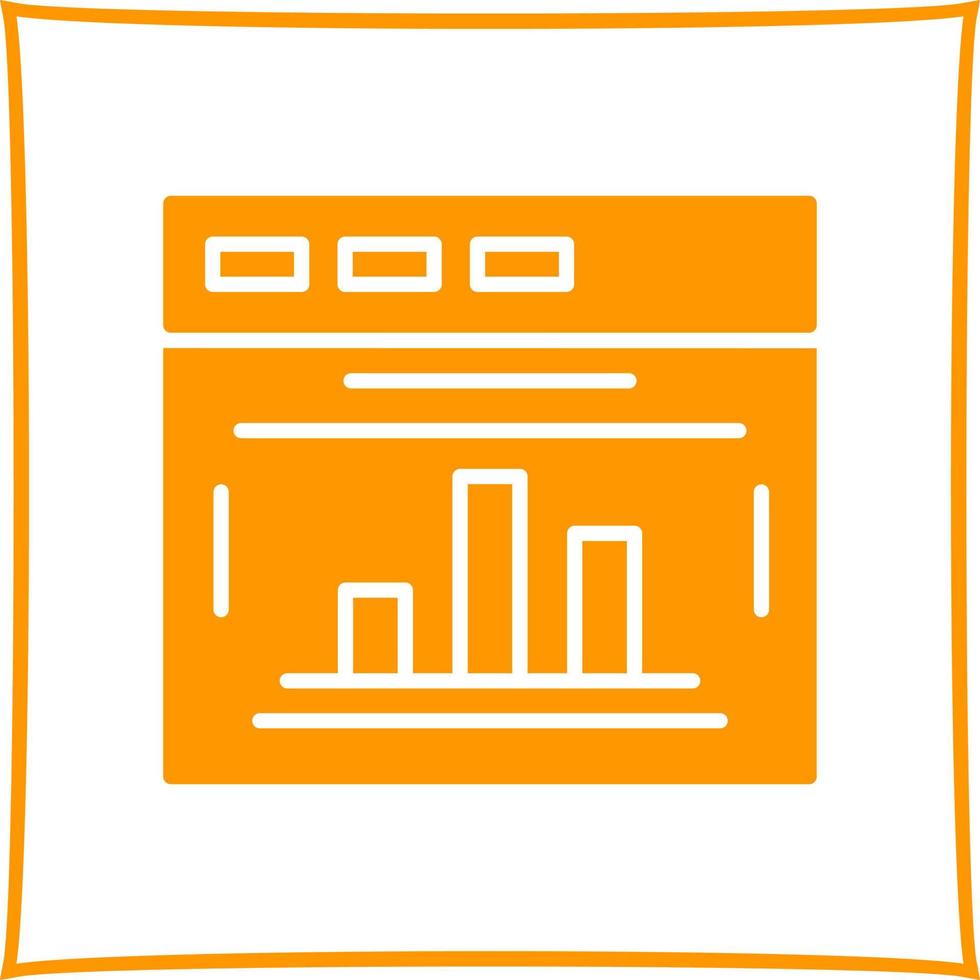 Statistik-Vektorsymbol vektor